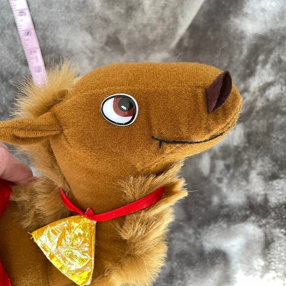 Vintage Christmas Camel Plush Tis The Season Red Y2K Stuffed Animal Toy w/ TAGS - Picture 4 of 12